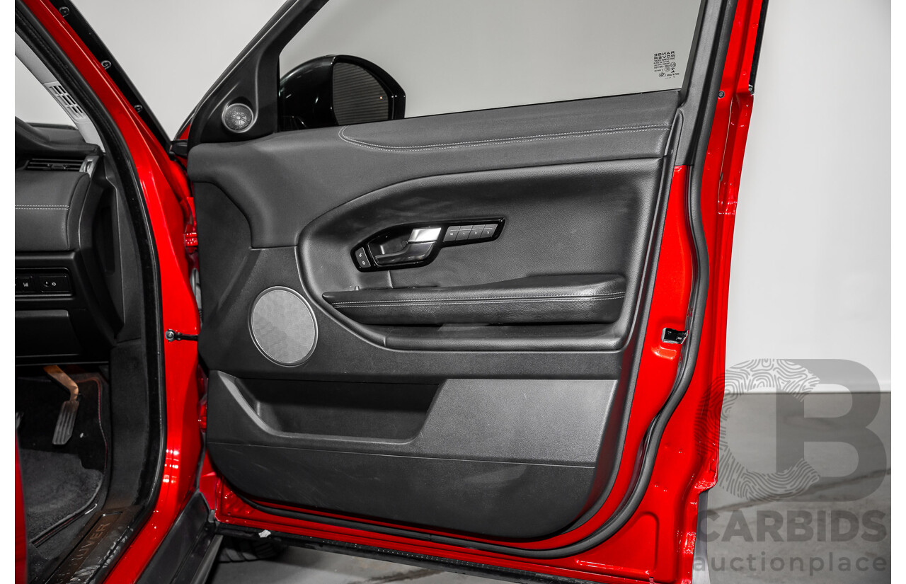 12/2017 Land Rover Range Rover Evoque TD4 SE 110 Dynamic (AWD) MY18 4d Wagon Firenze Red Turbo Diesel 2.0L