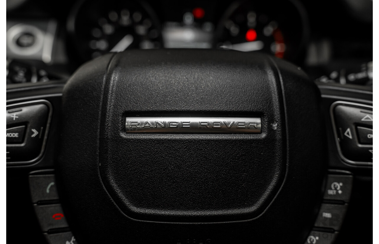 12/2017 Land Rover Range Rover Evoque TD4 SE 110 Dynamic (AWD) MY18 4d Wagon Firenze Red Turbo Diesel 2.0L