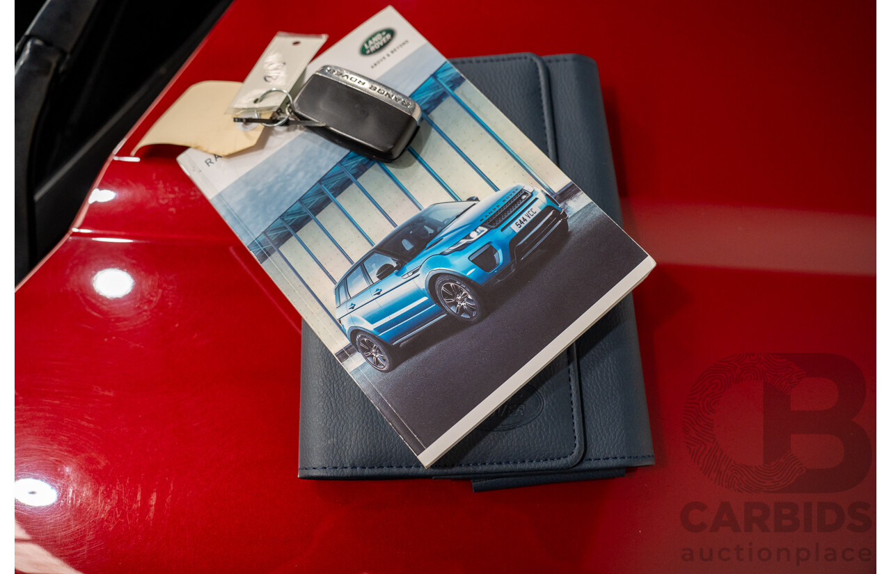 12/2017 Land Rover Range Rover Evoque TD4 SE 110 Dynamic (AWD) MY18 4d Wagon Firenze Red Turbo Diesel 2.0L