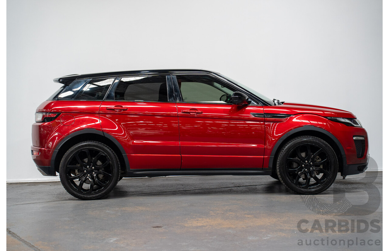12/2017 Land Rover Range Rover Evoque TD4 SE 110 Dynamic (AWD) MY18 4d Wagon Firenze Red Turbo Diesel 2.0L
