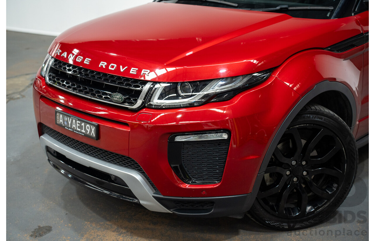 12/2017 Land Rover Range Rover Evoque TD4 SE 110 Dynamic (AWD) MY18 4d Wagon Firenze Red Turbo Diesel 2.0L