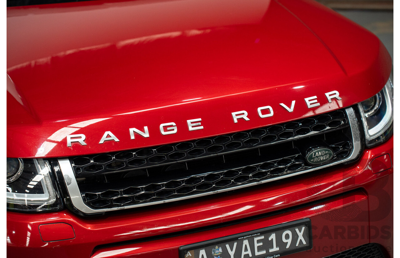 12/2017 Land Rover Range Rover Evoque TD4 SE 110 Dynamic (AWD) MY18 4d Wagon Firenze Red Turbo Diesel 2.0L