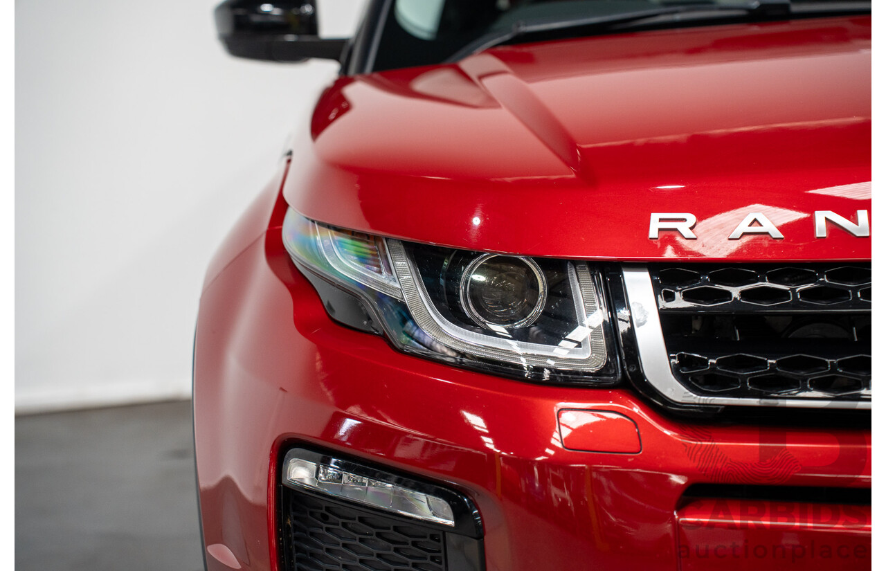 12/2017 Land Rover Range Rover Evoque TD4 SE 110 Dynamic (AWD) MY18 4d Wagon Firenze Red Turbo Diesel 2.0L