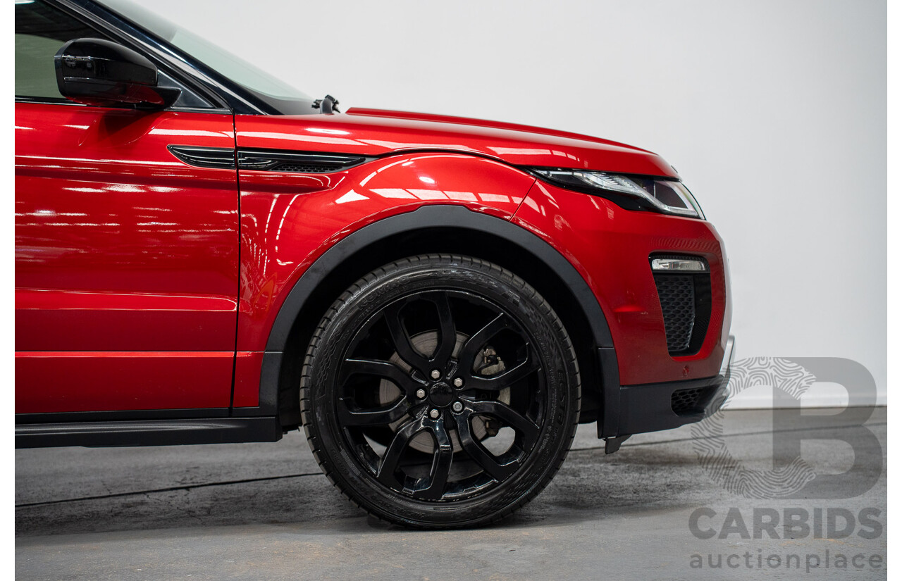 12/2017 Land Rover Range Rover Evoque TD4 SE 110 Dynamic (AWD) MY18 4d Wagon Firenze Red Turbo Diesel 2.0L