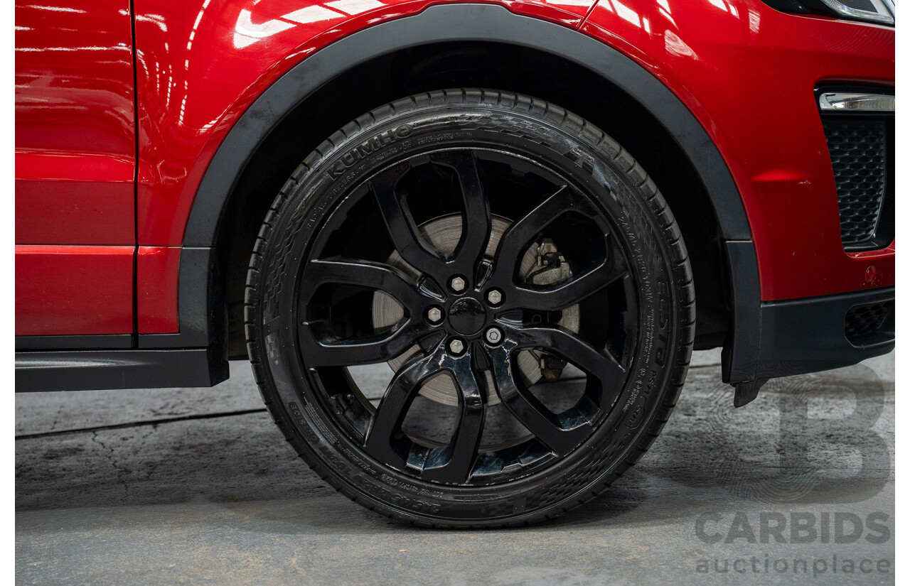 12/2017 Land Rover Range Rover Evoque TD4 SE 110 Dynamic (AWD) MY18 4d Wagon Firenze Red Turbo Diesel 2.0L