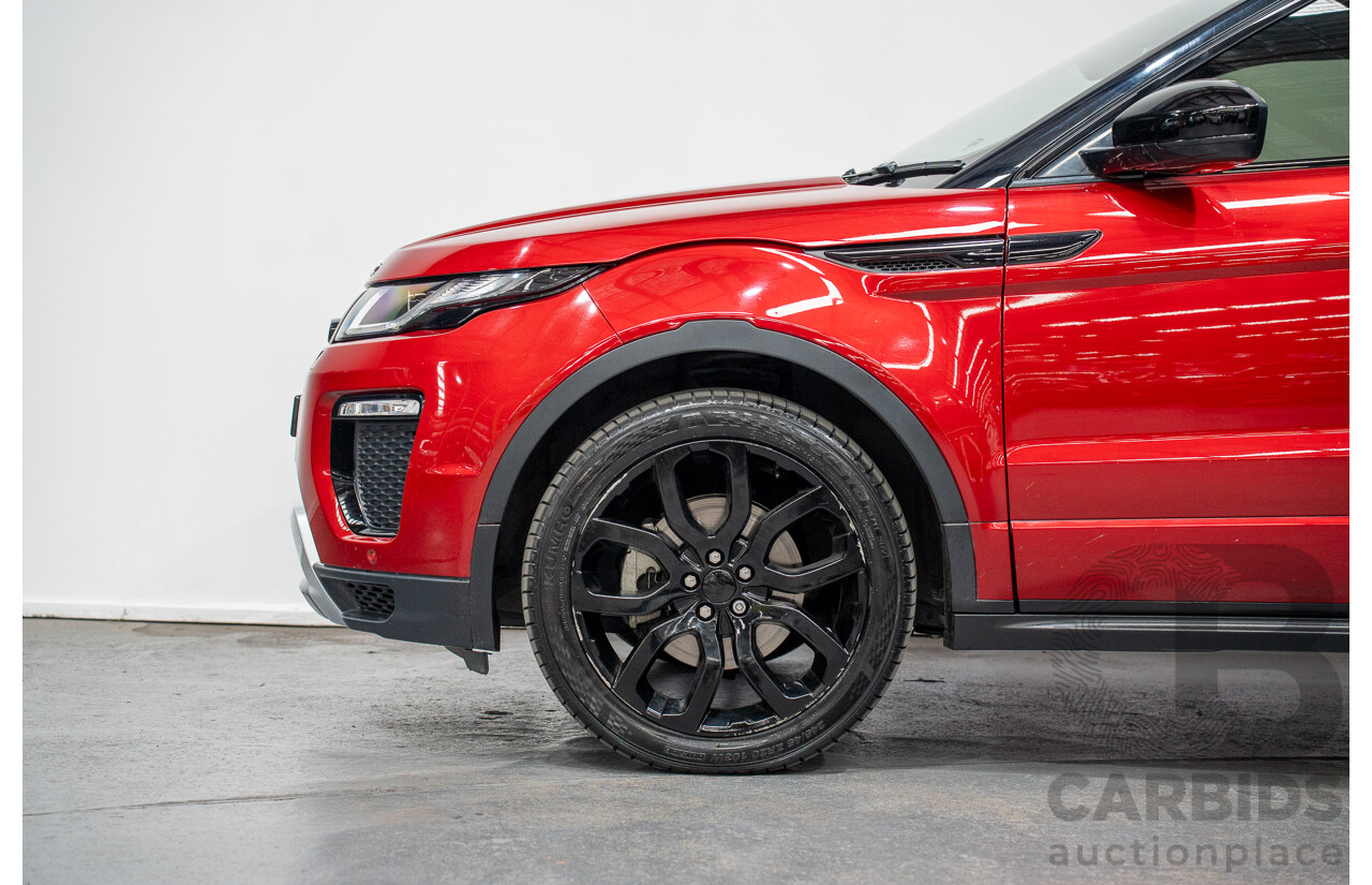 12/2017 Land Rover Range Rover Evoque TD4 SE 110 Dynamic (AWD) MY18 4d Wagon Firenze Red Turbo Diesel 2.0L