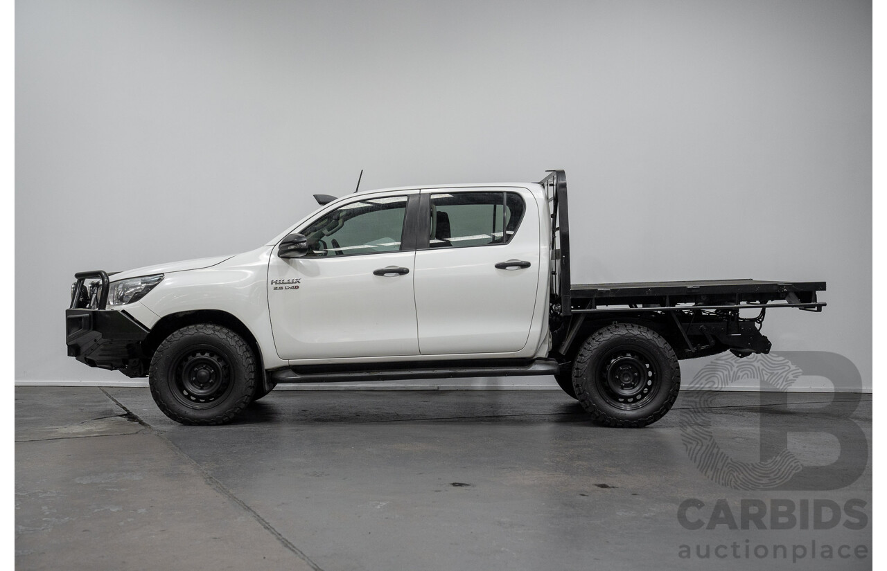 5/2019 Toyota Hilux SR (4x4) GUN126R MY19 UPGRADE Double C/Chas White Turbo Diesel 2.8L