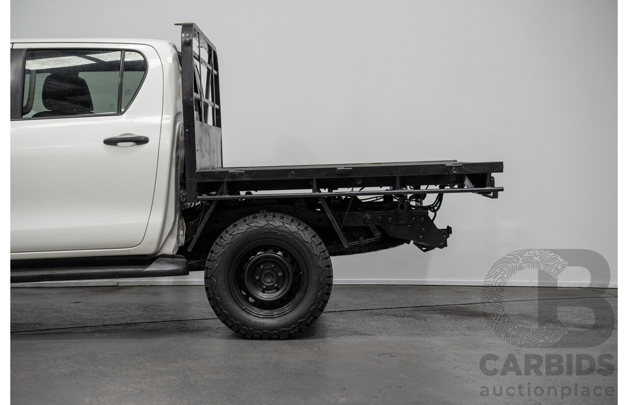5/2019 Toyota Hilux SR (4x4) GUN126R MY19 UPGRADE Double C/Chas White Turbo Diesel 2.8L
