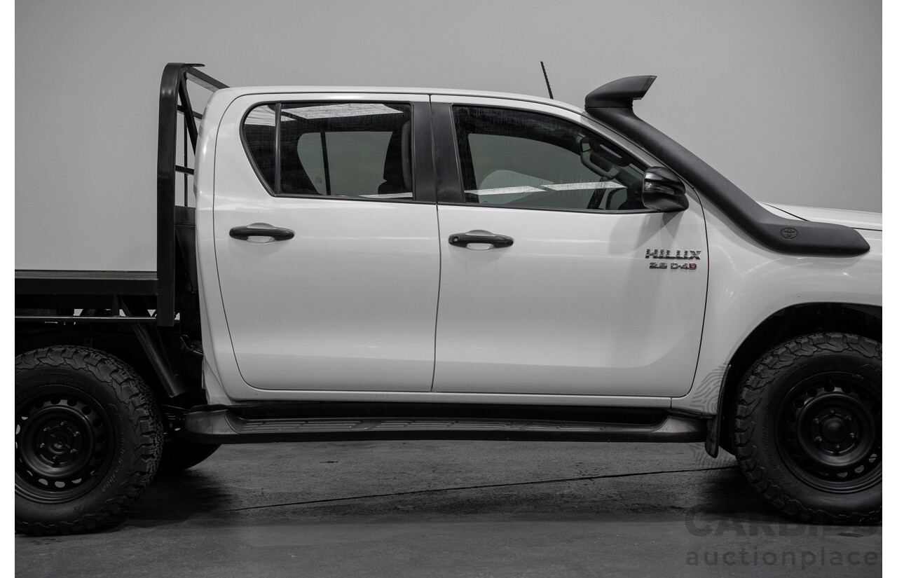5/2019 Toyota Hilux SR (4x4) GUN126R MY19 UPGRADE Double C/Chas White Turbo Diesel 2.8L