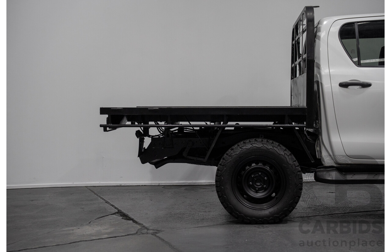 5/2019 Toyota Hilux SR (4x4) GUN126R MY19 UPGRADE Double C/Chas White Turbo Diesel 2.8L