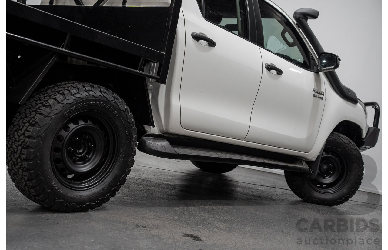 5/2019 Toyota Hilux SR (4x4) GUN126R MY19 UPGRADE Double C/Chas White Turbo Diesel 2.8L
