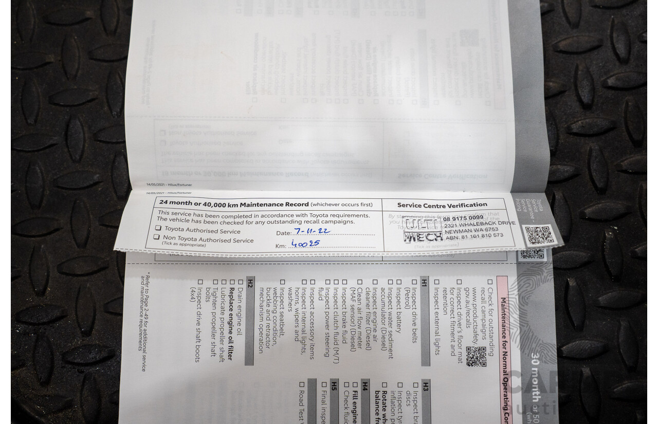 5/2019 Toyota Hilux SR (4x4) GUN126R MY19 UPGRADE Double C/Chas White Turbo Diesel 2.8L