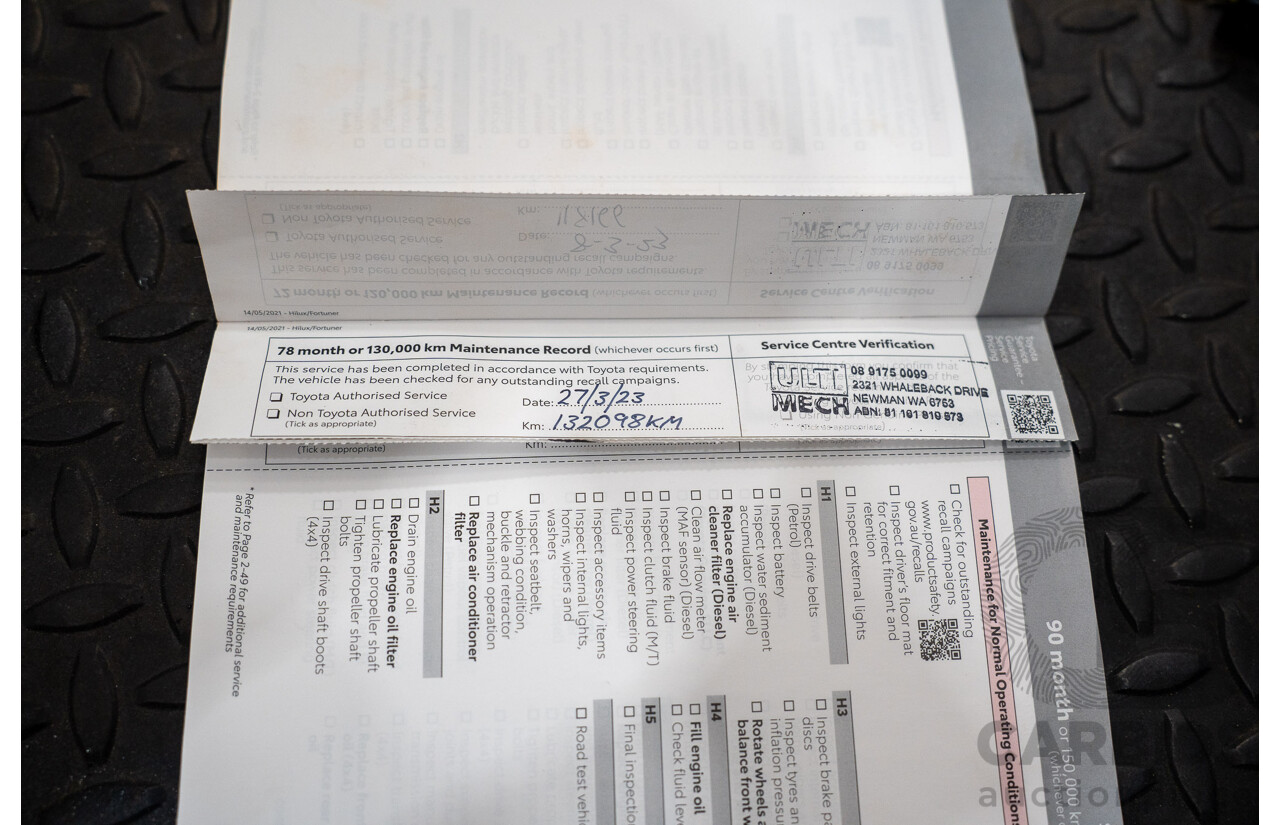 5/2019 Toyota Hilux SR (4x4) GUN126R MY19 UPGRADE Double C/Chas White Turbo Diesel 2.8L