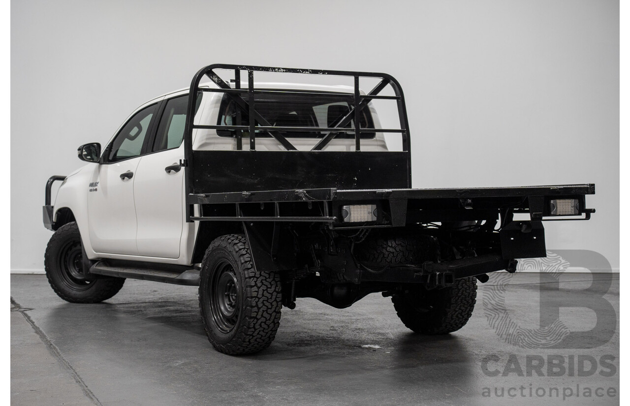 5/2019 Toyota Hilux SR (4x4) GUN126R MY19 UPGRADE Double C/Chas White Turbo Diesel 2.8L