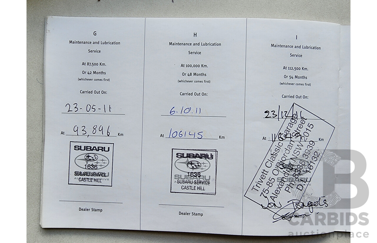 12/2007 Subaru Liberty 3.0r-B MY07 4d Sedan Silver 3.0L