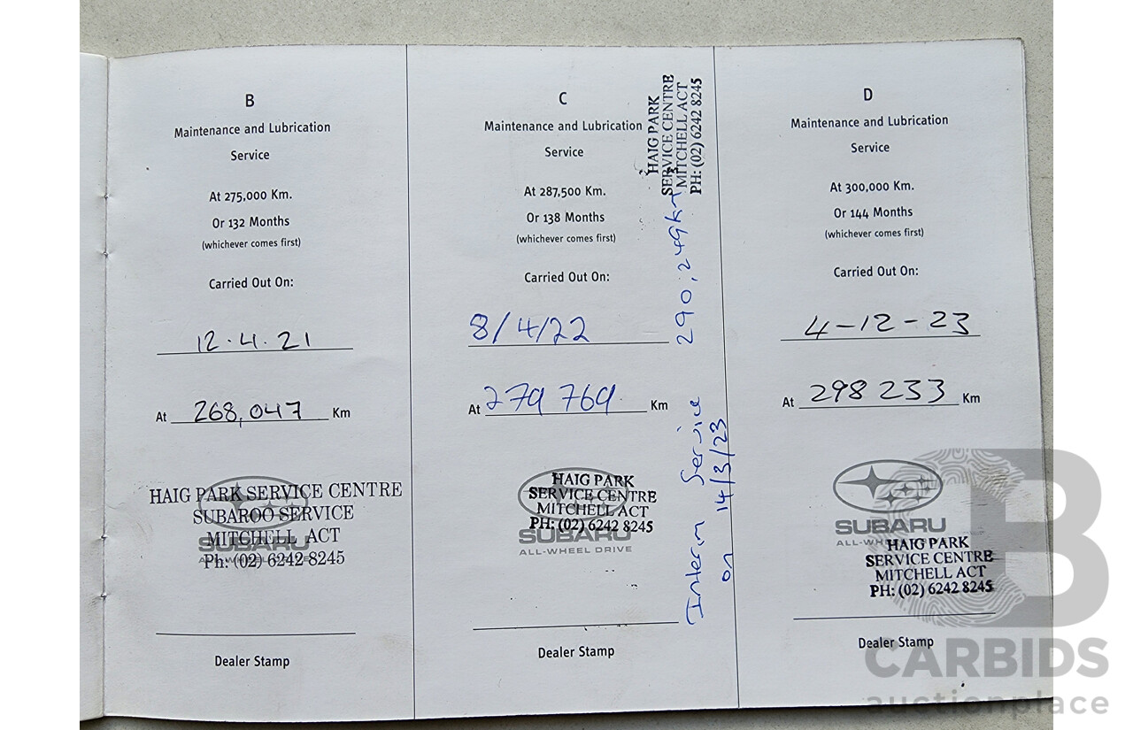 12/2007 Subaru Liberty 3.0r-B MY07 4d Sedan Silver 3.0L