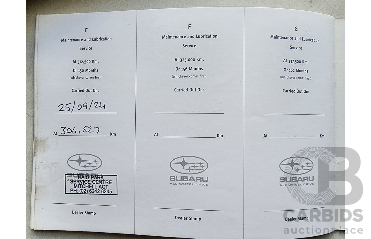 12/2007 Subaru Liberty 3.0r-B MY07 4d Sedan Silver 3.0L