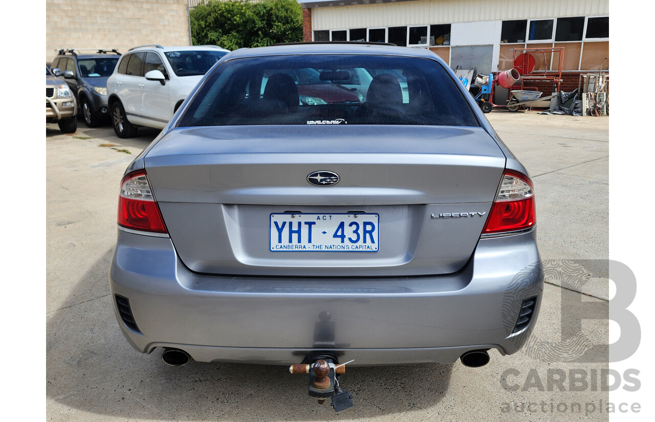 12/2007 Subaru Liberty 3.0r-B MY07 4d Sedan Silver 3.0L