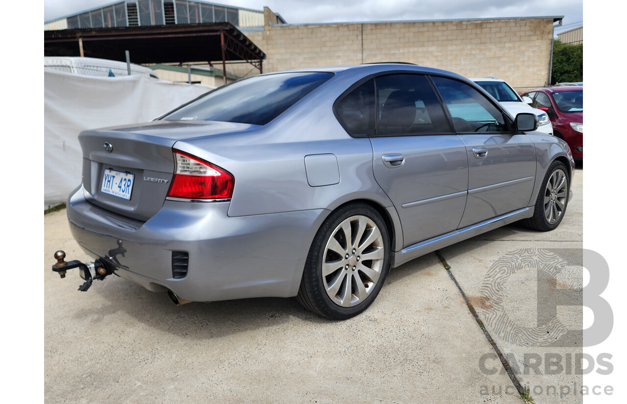 12/2007 Subaru Liberty 3.0r-B MY07 4d Sedan Silver 3.0L