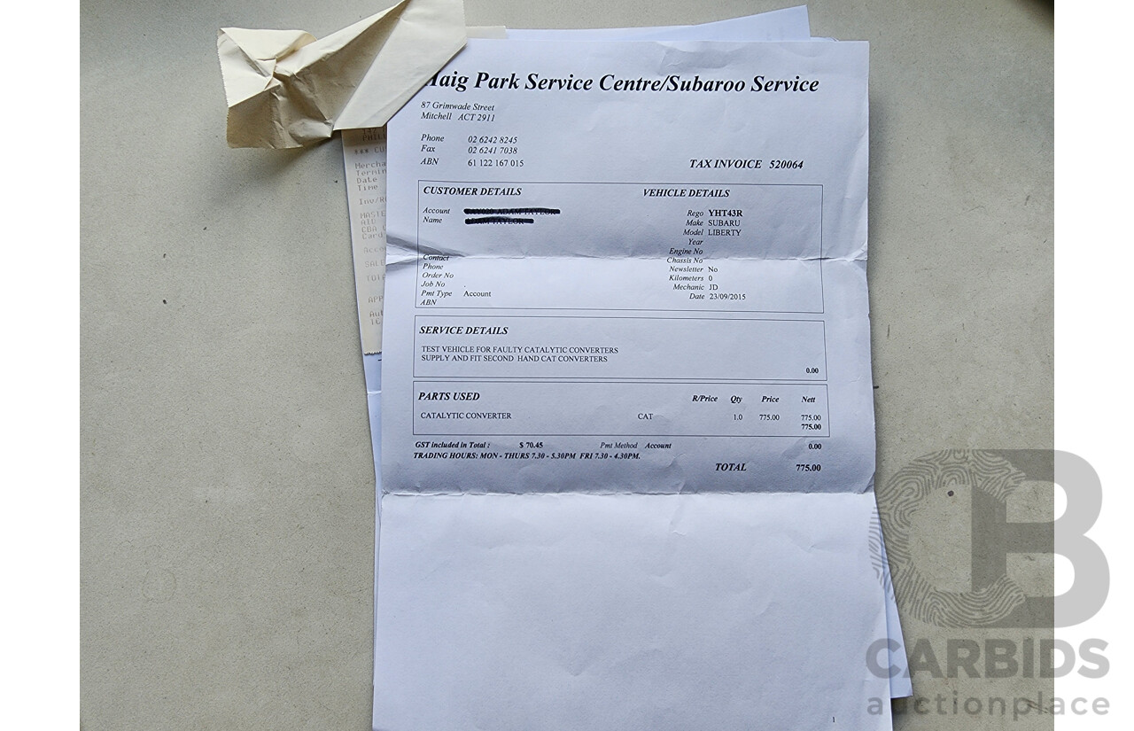 12/2007 Subaru Liberty 3.0r-B MY07 4d Sedan Silver 3.0L