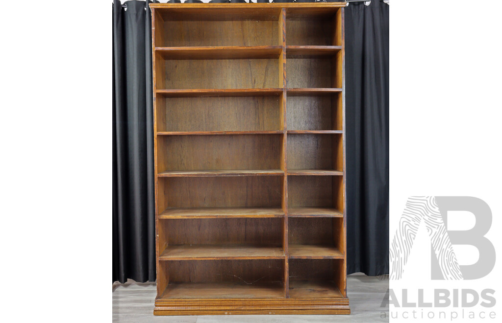 Vintage Oak Pigeon Hole Unit