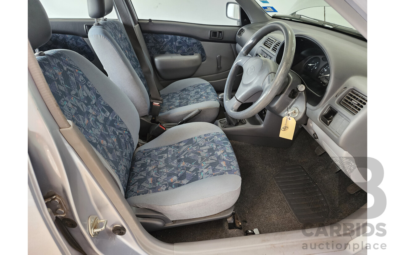 8/1998 Toyota Starlet LIFE EP91R 5d Hatchback Silver 1.3L
