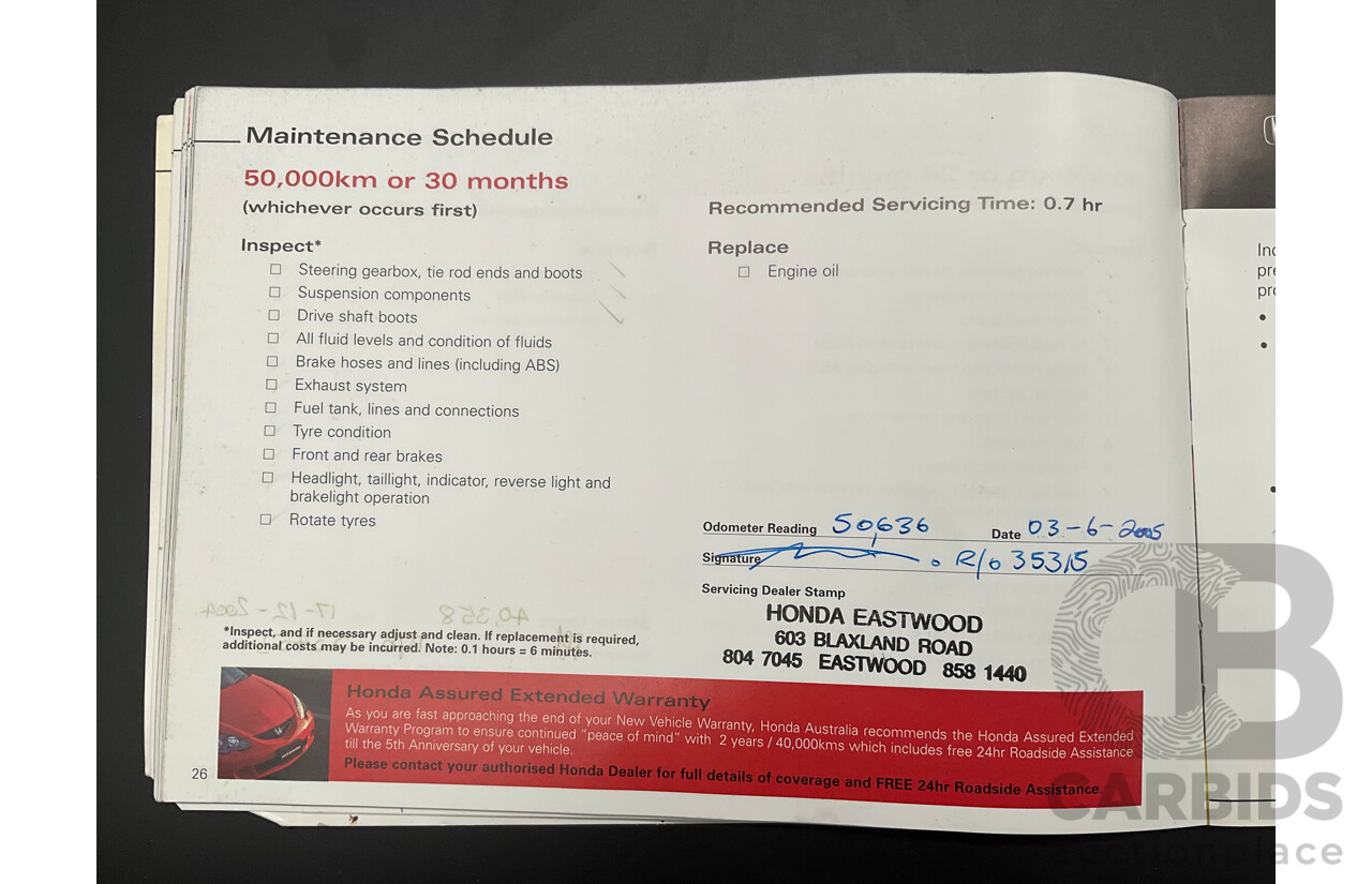 4/2003 Honda MDX 4d Wagon Quartz Grey Metallic V6 3.5L - 7 Seater