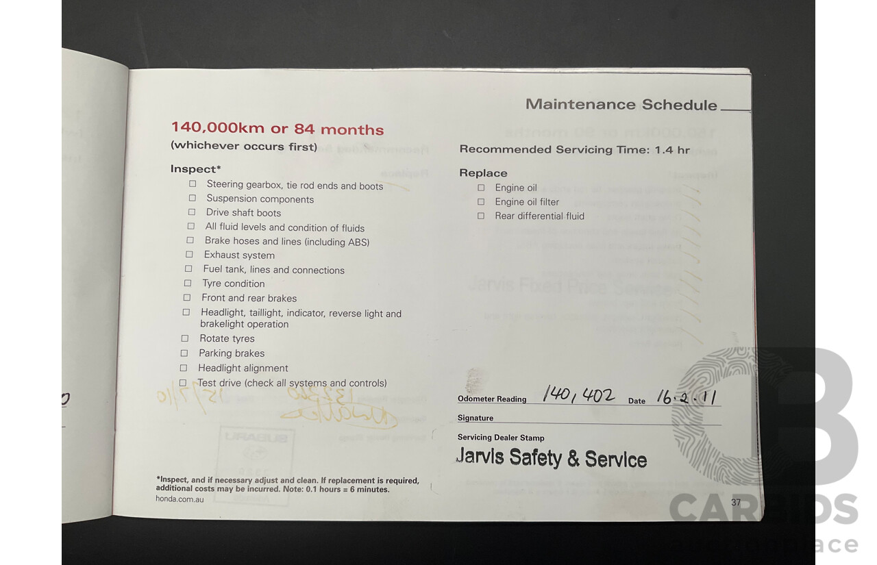 4/2003 Honda MDX 4d Wagon Quartz Grey Metallic V6 3.5L - 7 Seater