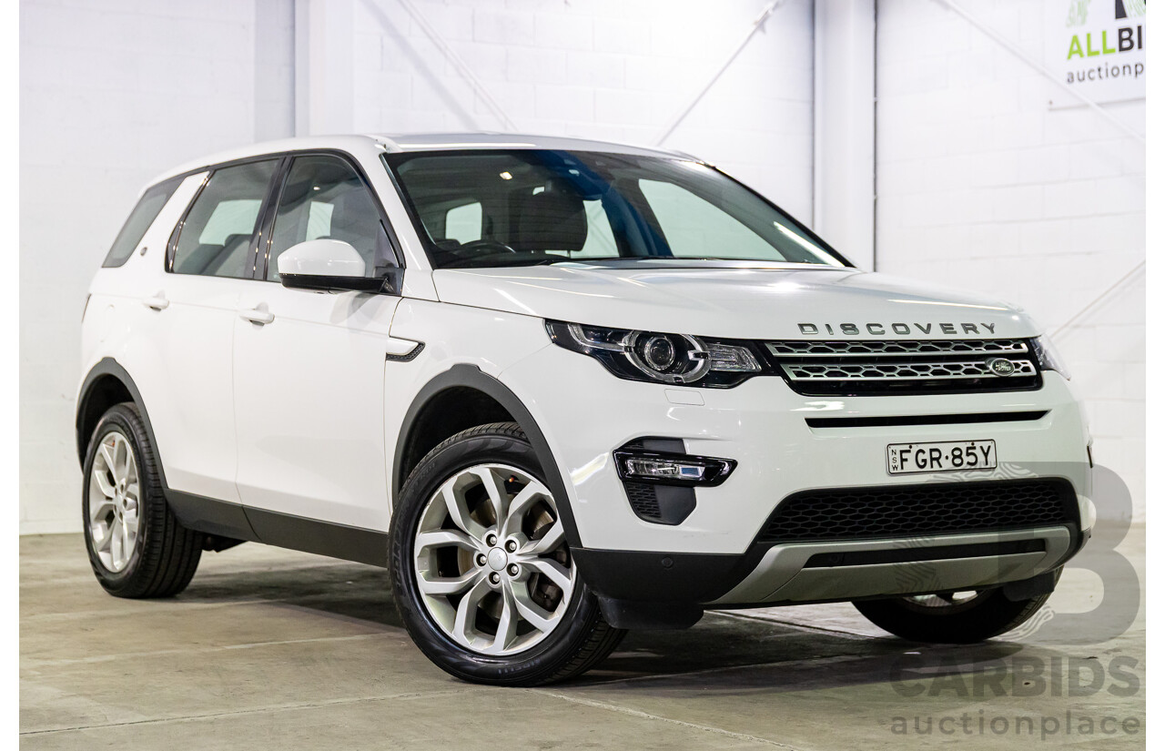 03/2019 Land Rover Discovery Sport SD4 HSE 177kW (AWD) L550 MY19 4d Wagon Fuji White Turbo Diesel 2.0L - 7 Seater
