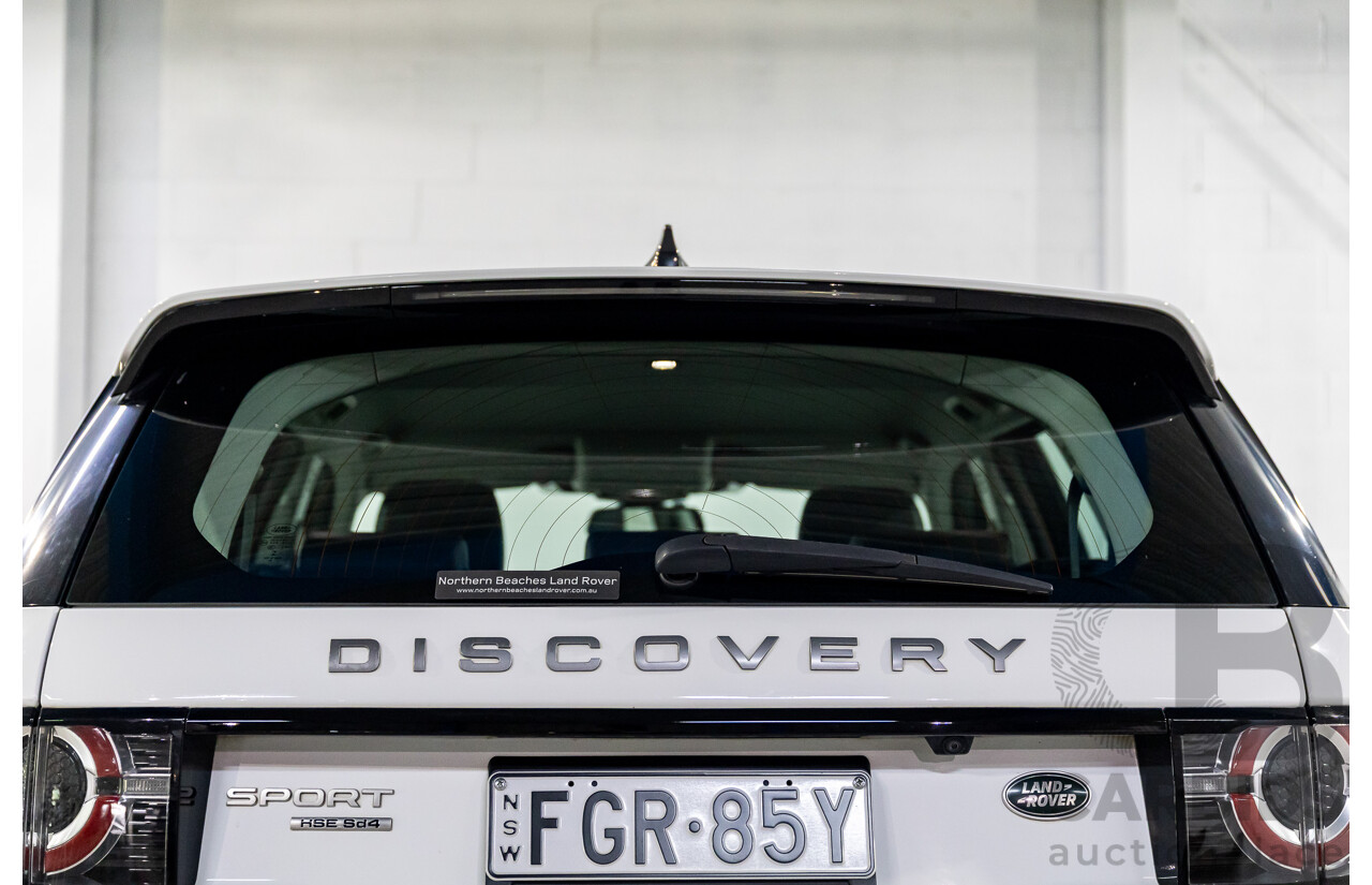 03/2019 Land Rover Discovery Sport SD4 HSE 177kW (AWD) L550 MY19 4d Wagon Fuji White Turbo Diesel 2.0L - 7 Seater