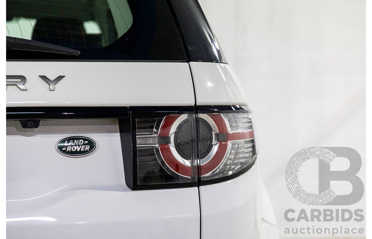 03/2019 Land Rover Discovery Sport SD4 HSE 177kW (AWD) L550 MY19 4d Wagon Fuji White Turbo Diesel 2.0L - 7 Seater