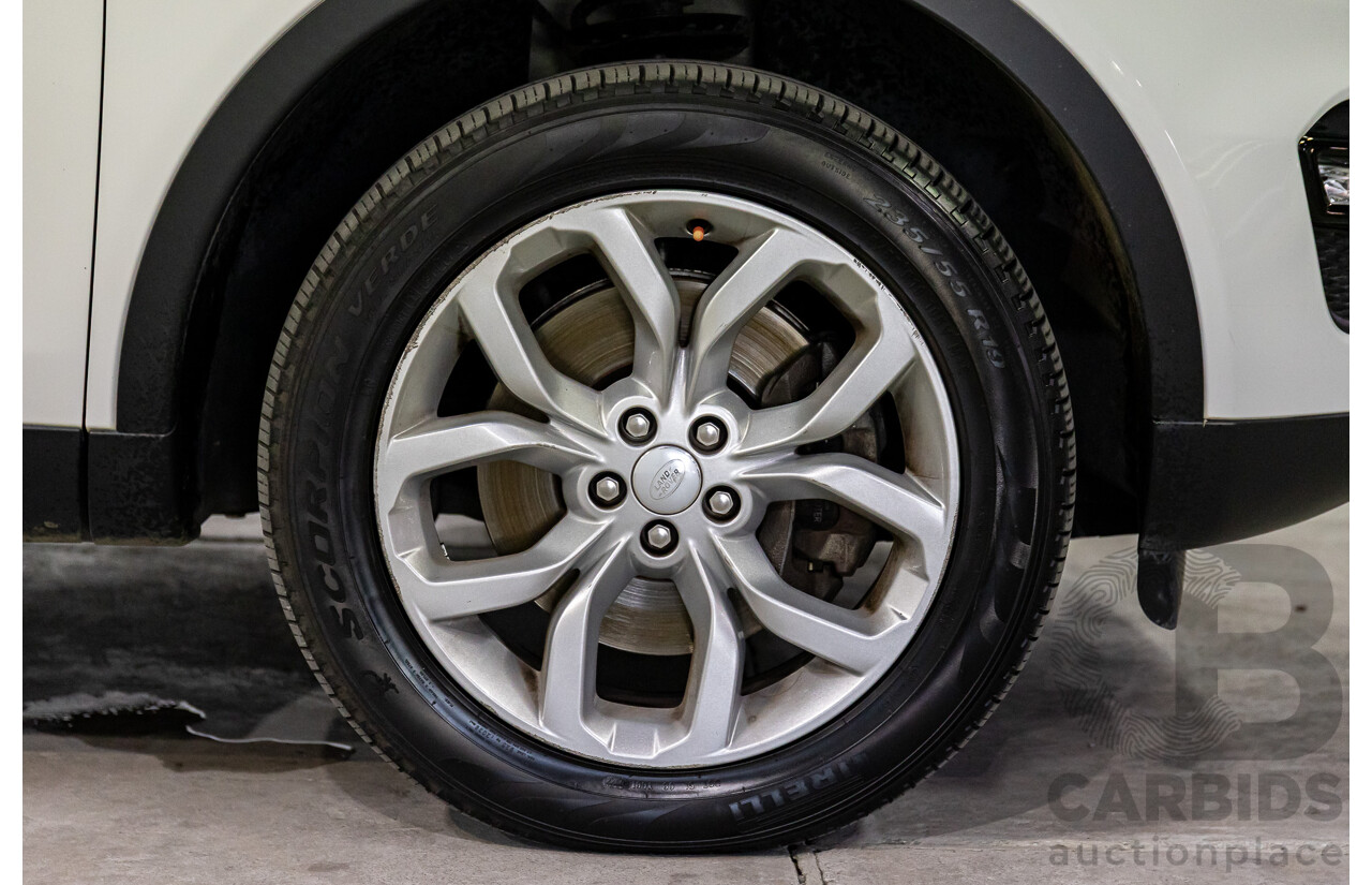 03/2019 Land Rover Discovery Sport SD4 HSE 177kW (AWD) L550 MY19 4d Wagon Fuji White Turbo Diesel 2.0L - 7 Seater