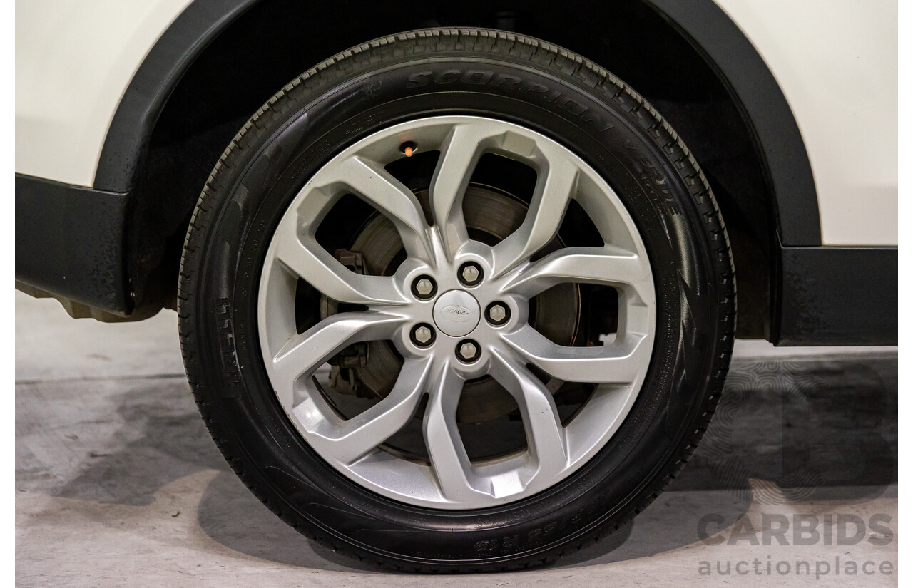 03/2019 Land Rover Discovery Sport SD4 HSE 177kW (AWD) L550 MY19 4d Wagon Fuji White Turbo Diesel 2.0L - 7 Seater