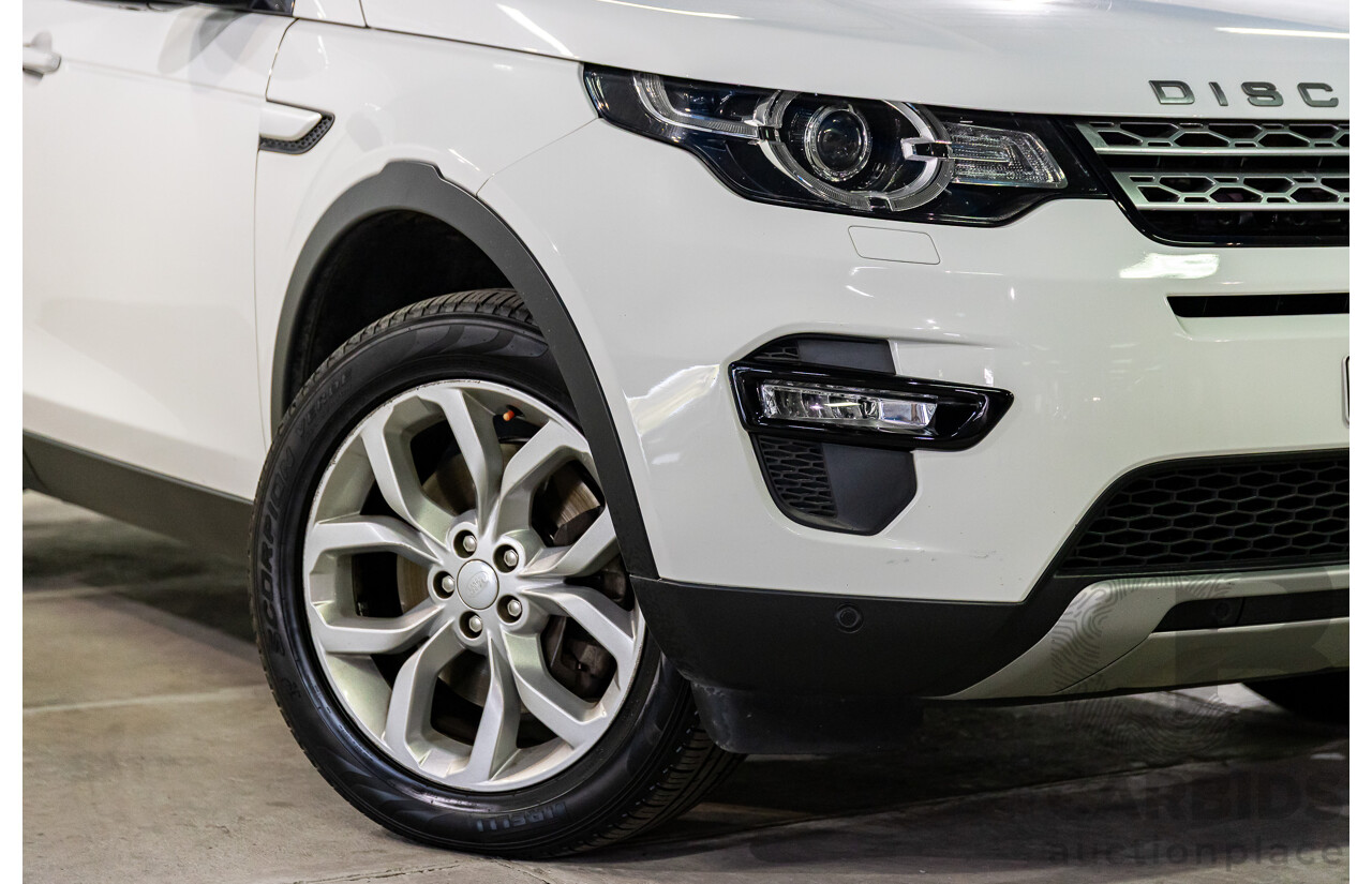 03/2019 Land Rover Discovery Sport SD4 HSE 177kW (AWD) L550 MY19 4d Wagon Fuji White Turbo Diesel 2.0L - 7 Seater