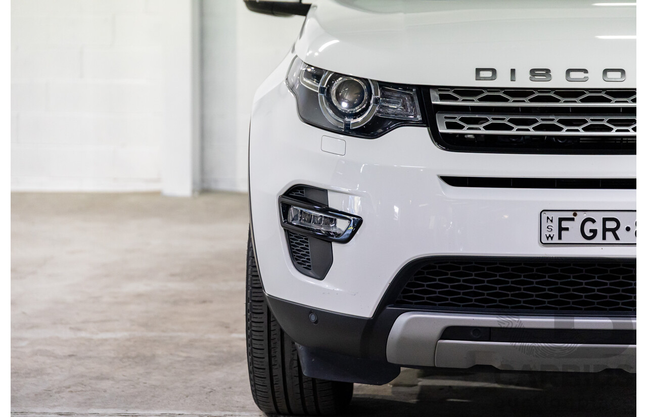 03/2019 Land Rover Discovery Sport SD4 HSE 177kW (AWD) L550 MY19 4d Wagon Fuji White Turbo Diesel 2.0L - 7 Seater
