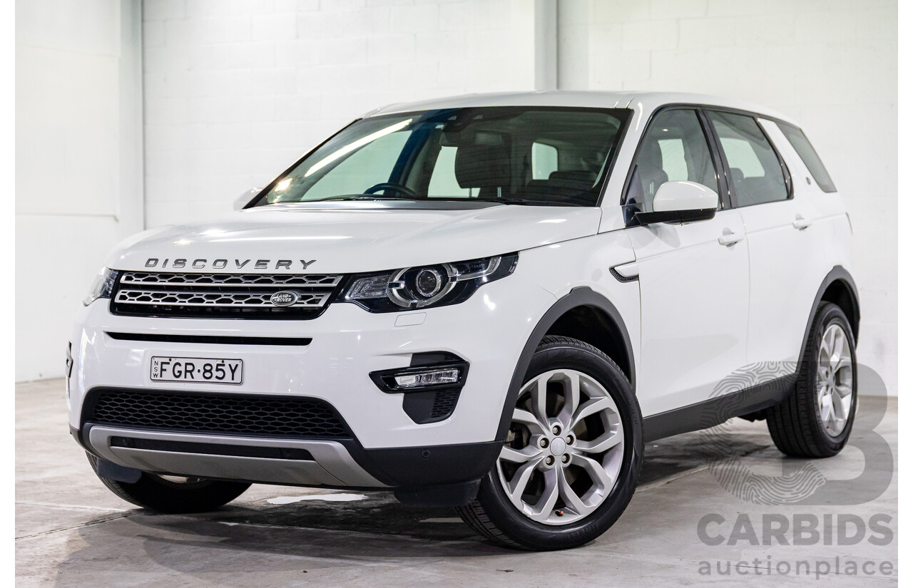 03/2019 Land Rover Discovery Sport SD4 HSE 177kW (AWD) L550 MY19 4d Wagon Fuji White Turbo Diesel 2.0L - 7 Seater