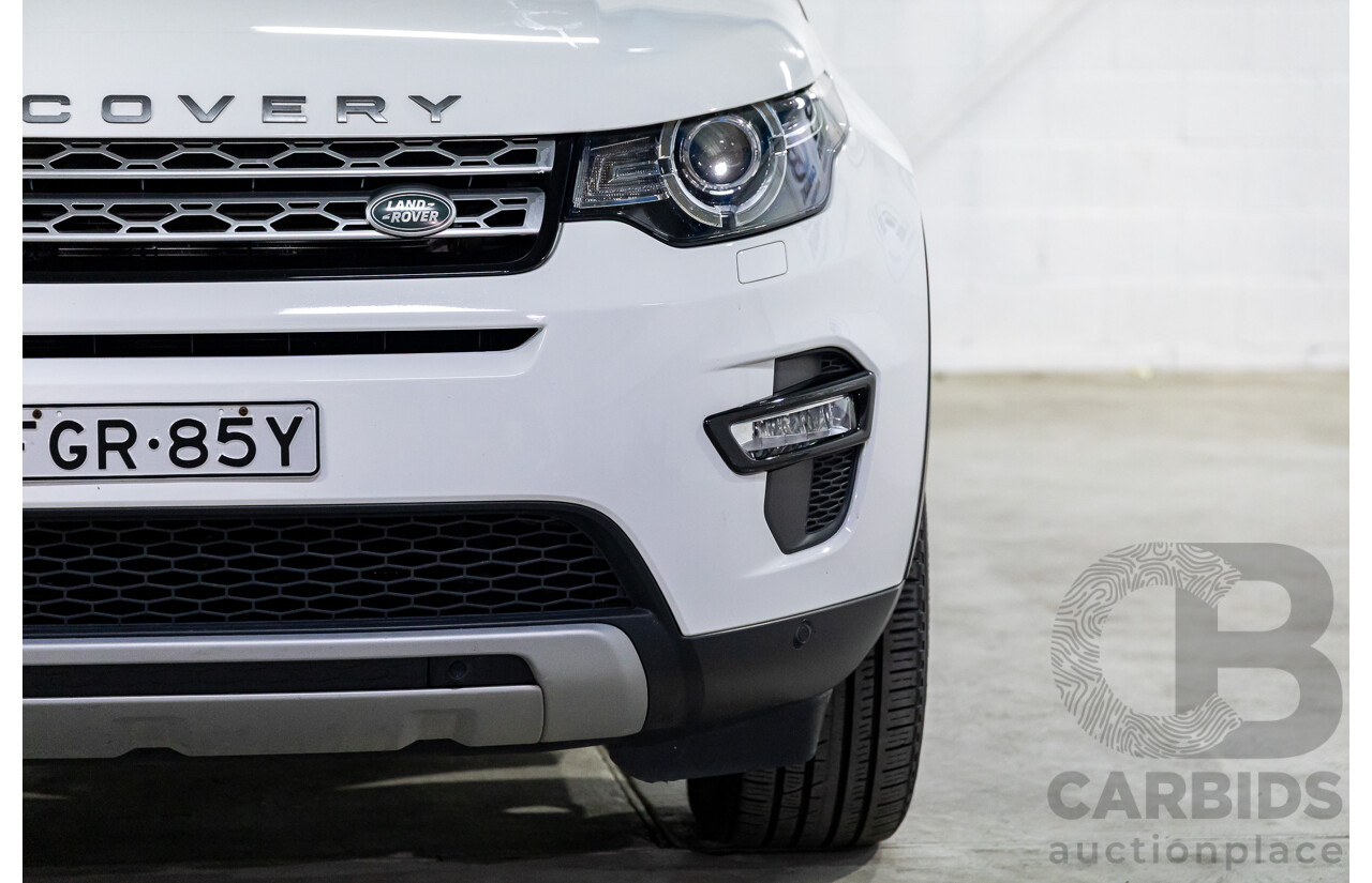 03/2019 Land Rover Discovery Sport SD4 HSE 177kW (AWD) L550 MY19 4d Wagon Fuji White Turbo Diesel 2.0L - 7 Seater