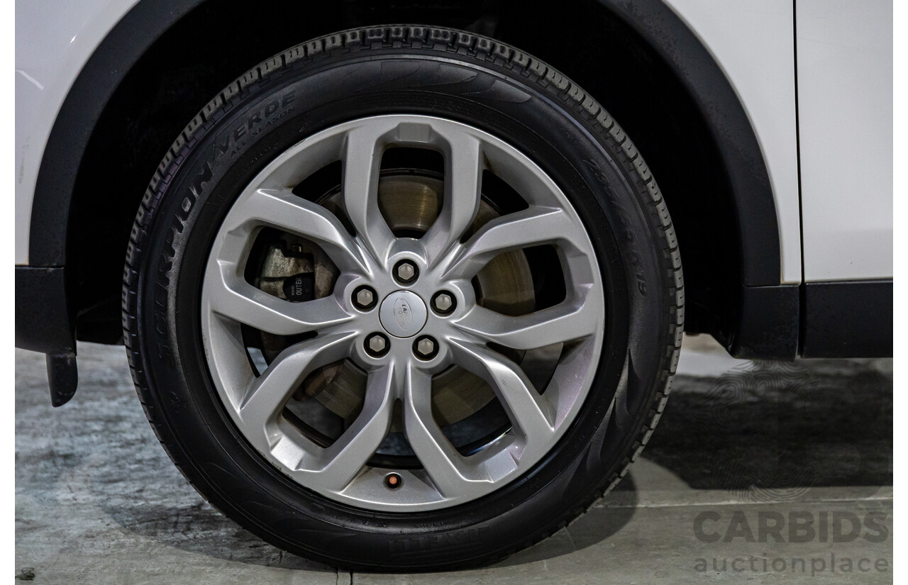 03/2019 Land Rover Discovery Sport SD4 HSE 177kW (AWD) L550 MY19 4d Wagon Fuji White Turbo Diesel 2.0L - 7 Seater