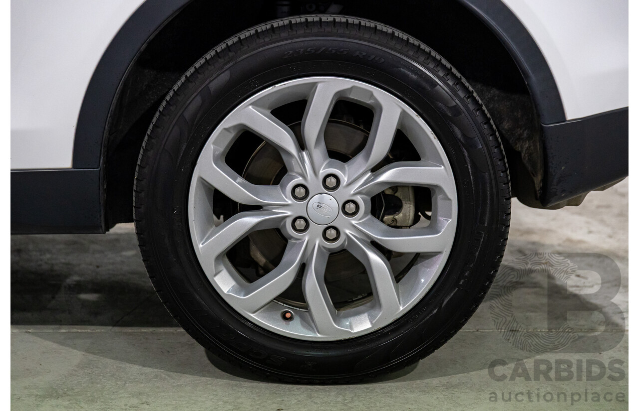 03/2019 Land Rover Discovery Sport SD4 HSE 177kW (AWD) L550 MY19 4d Wagon Fuji White Turbo Diesel 2.0L - 7 Seater