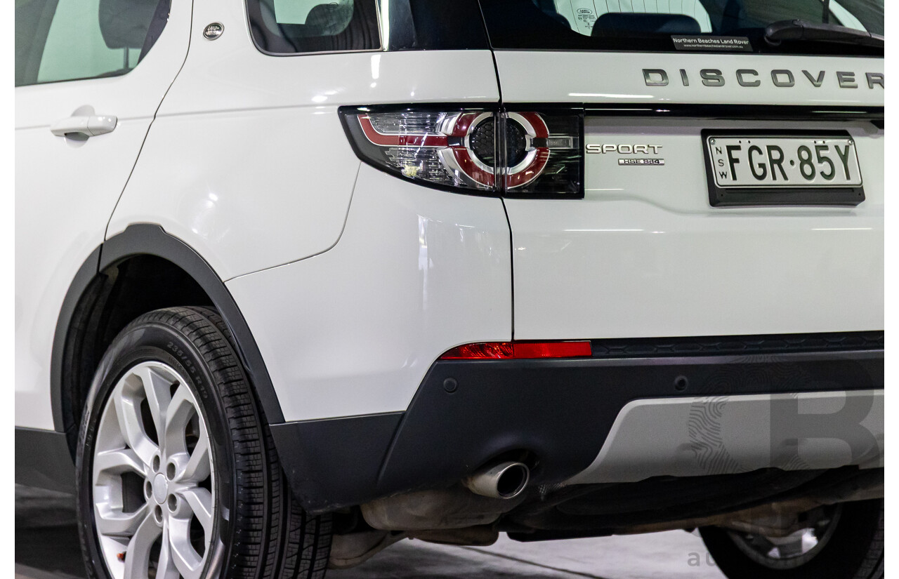 03/2019 Land Rover Discovery Sport SD4 HSE 177kW (AWD) L550 MY19 4d Wagon Fuji White Turbo Diesel 2.0L - 7 Seater