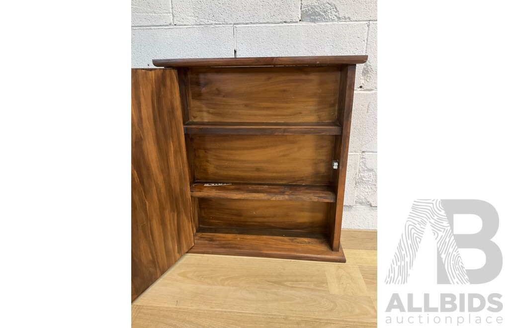 Medicine Cabinet with Hand Painted Duck by Sally