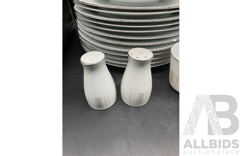 Fifty Seven Piece Noritake Isabella Dinner Service