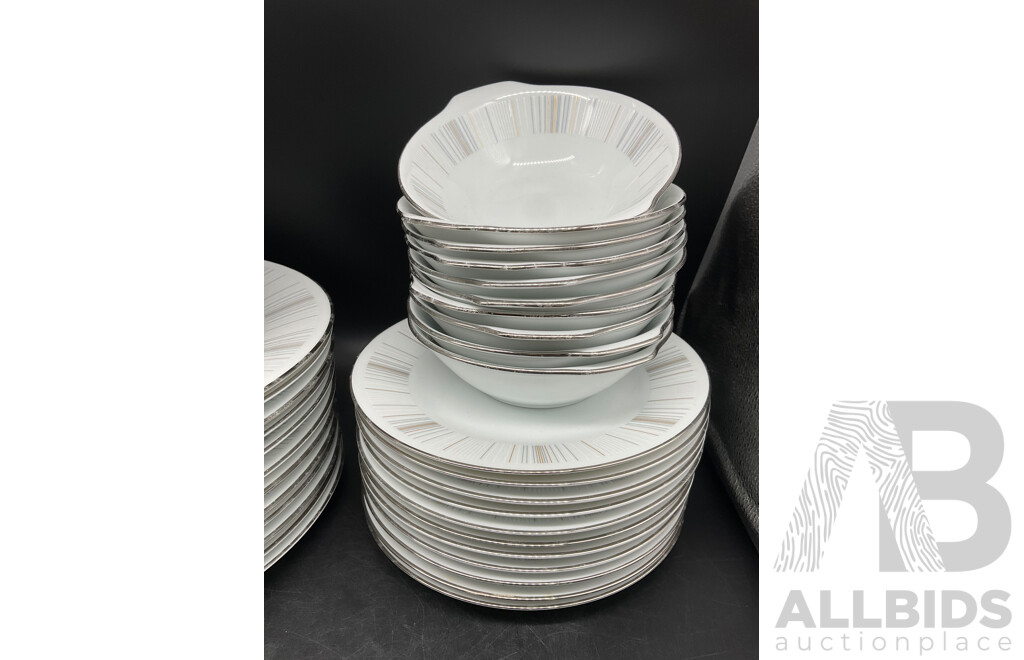 Fifty Seven Piece Noritake Isabella Dinner Service