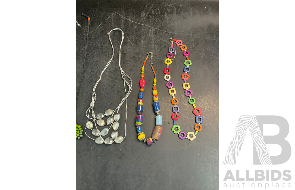 Assorted Costume Necklaces  - Lot of 6
