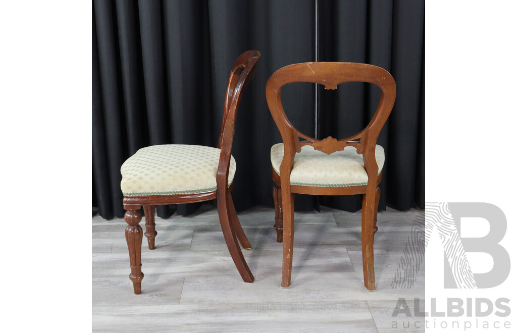 Set of Six Victorian Cedar Dining Chairs