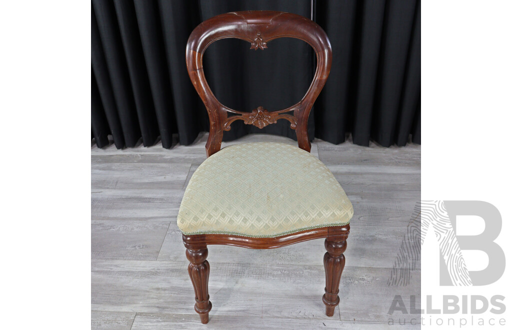 Set of Six Victorian Cedar Dining Chairs