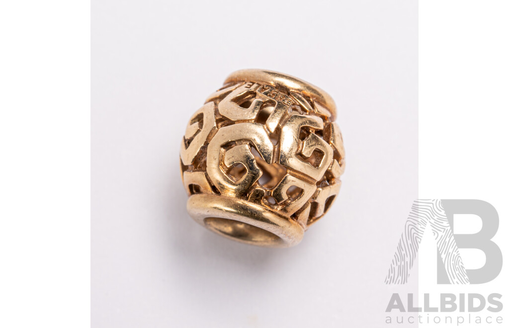 Pandora Authentic 14ct Gold Amazing Charm, Retired 750464, 2.42 Grams