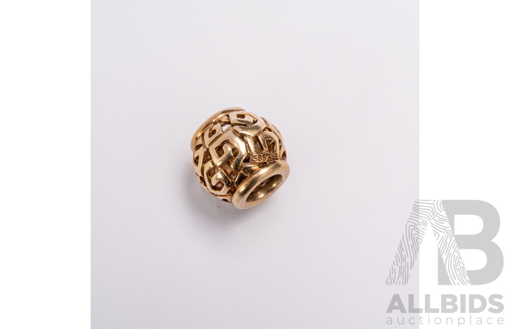 Pandora Authentic 14ct Gold Amazing Charm, Retired 750464, 2.42 Grams