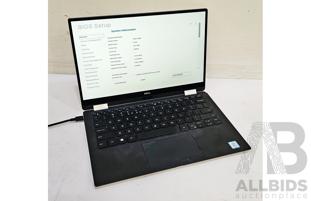 Dell  XPS 9365 Intel Core I5 (7Y54) 1.20GHz-3.20GHz 2-Core CPU 13-Inch Laptop