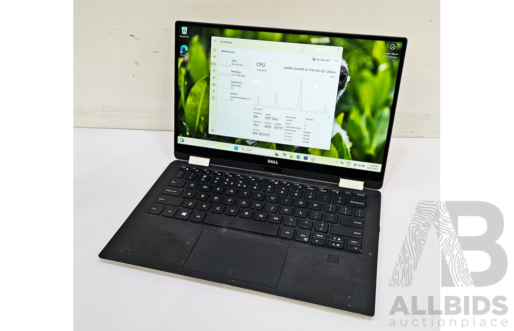 Dell XPS 9365 Intel Core I5 (7Y54) 1.20GHz-3.20GHz 2-Core CPU 13-Inch Laptop